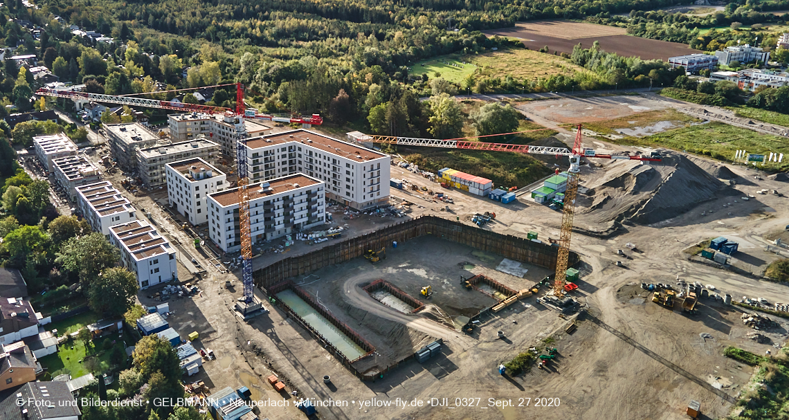 27.09.2020 - Baustelle Alexisquartier in Neuperlach